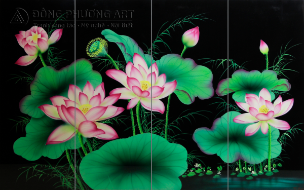tranh-ve-bo-hoa-sen-tinh-te-hinh-chu-nhat-80x160-cm-tvb80x160sen