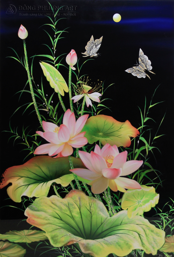 tranh-hoa-sen-co-dien-chu-nhat-doc-40x60-cm-tv40x60sen