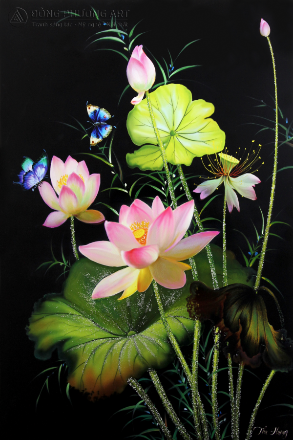 tranh-hoa-sen-co-dien-chu-nhat-doc-40x60-cm-tv40x60sen2