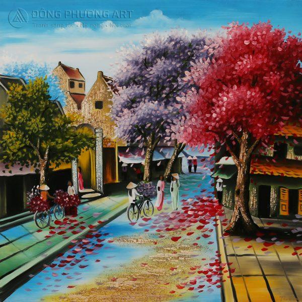 tranh-ve-pho-co-trang-tri-hinh-vuong-50x50-cm-tv50x50pco
